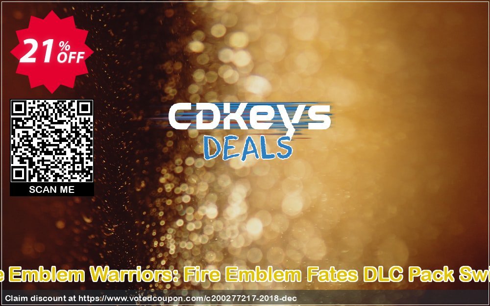 Fire Emblem Warriors: Fire Emblem Fates DLC Pack Switch Coupon, discount Fire Emblem Warriors: Fire Emblem Fates DLC Pack Switch Deal. Promotion: Fire Emblem Warriors: Fire Emblem Fates DLC Pack Switch Exclusive offer 