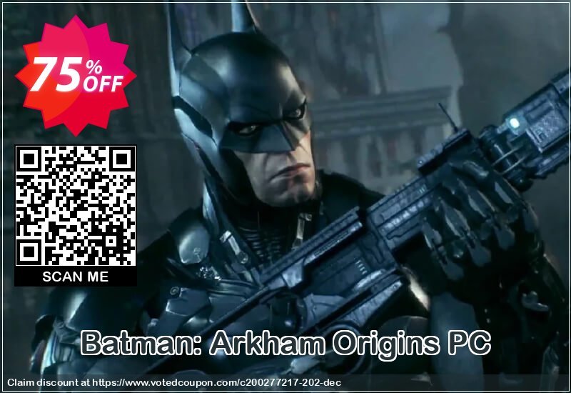Batman: Arkham Origins PC Coupon, discount Batman: Arkham Origins PC Deal. Promotion: Batman: Arkham Origins PC Exclusive offer 