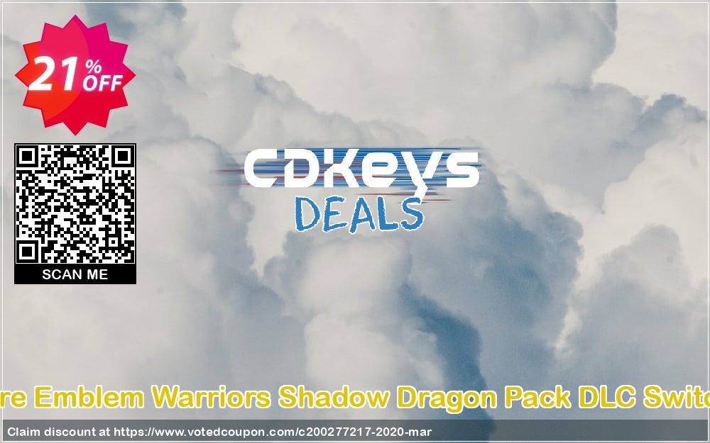 Fire Emblem Warriors Shadow Dragon Pack DLC Switch Coupon, discount Fire Emblem Warriors Shadow Dragon Pack DLC Switch Deal. Promotion: Fire Emblem Warriors Shadow Dragon Pack DLC Switch Exclusive offer 