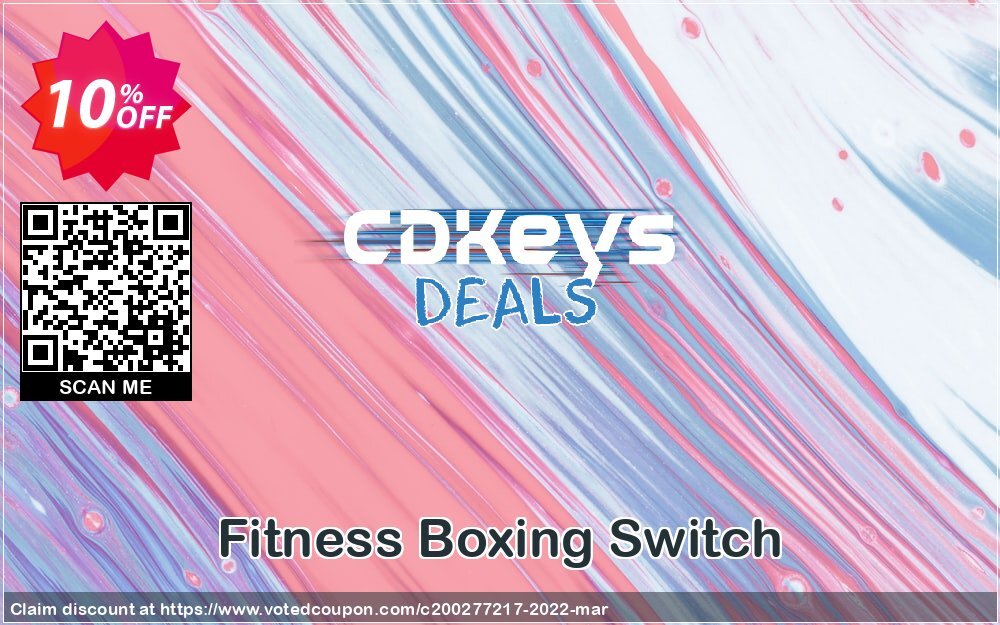 Fitness Boxing Switch Coupon, discount Fitness Boxing Switch Deal. Promotion: Fitness Boxing Switch Exclusive offer