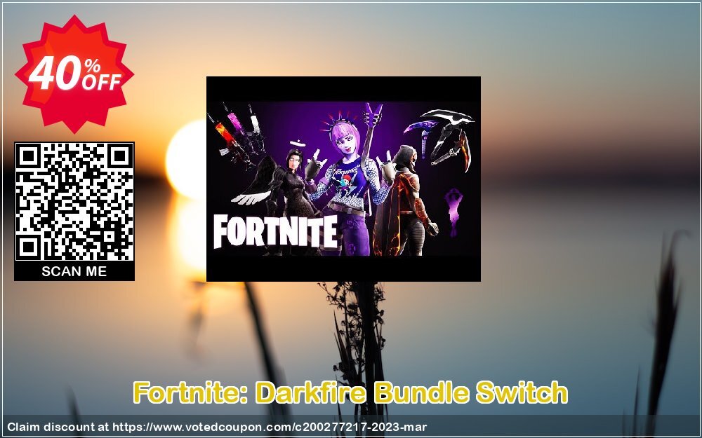 Fortnite: Darkfire Bundle Switch Coupon, discount Fortnite: Darkfire Bundle Switch Deal. Promotion: Fortnite: Darkfire Bundle Switch Exclusive offer 