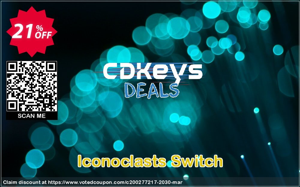 Iconoclasts Switch Coupon, discount Iconoclasts Switch Deal. Promotion: Iconoclasts Switch Exclusive offer 