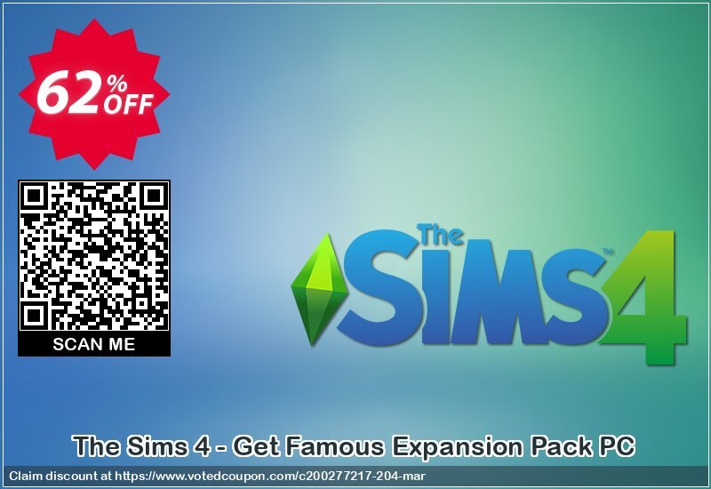 The Sims 4 - Get Famous Expansion Pack PC Coupon, discount The Sims 4 - Get Famous Expansion Pack PC Deal. Promotion: The Sims 4 - Get Famous Expansion Pack PC Exclusive offer 