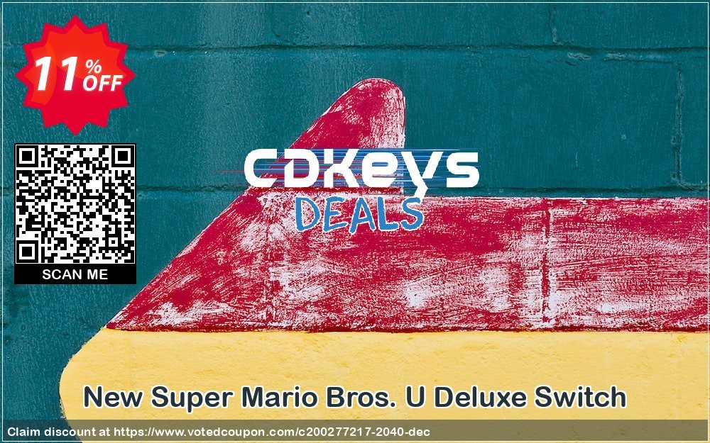 New Super Mario Bros. U Deluxe Switch Coupon, discount New Super Mario Bros. U Deluxe Switch Deal. Promotion: New Super Mario Bros. U Deluxe Switch Exclusive offer 