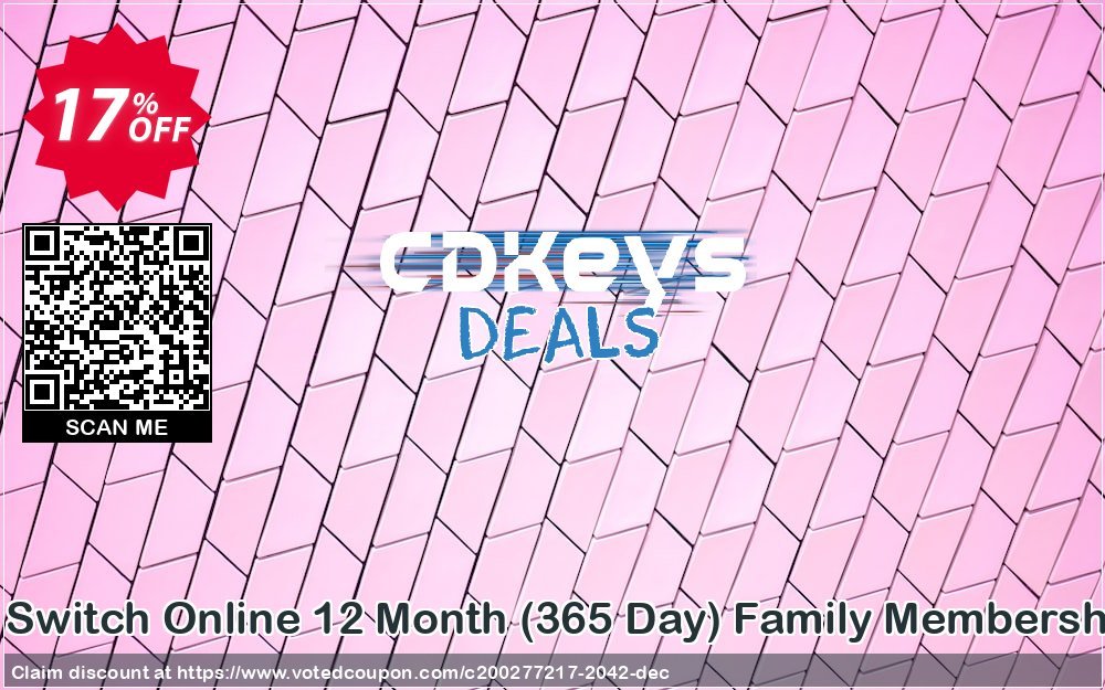 Nintendo Switch Online 12 Month, 365 Day Family Membership Switch Coupon, discount Nintendo Switch Online 12 Month (365 Day) Family Membership Switch Deal. Promotion: Nintendo Switch Online 12 Month (365 Day) Family Membership Switch Exclusive offer 