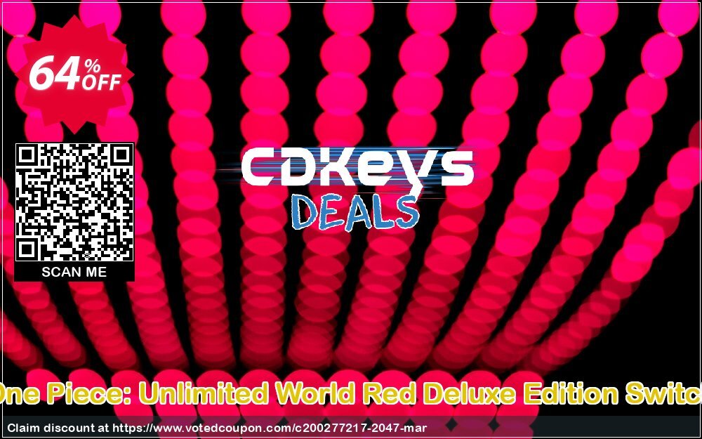 One Piece: Unlimited World Red Deluxe Edition Switch Coupon Code Apr 2024, 64% OFF - VotedCoupon