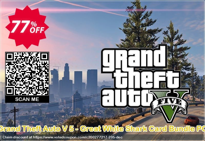 Grand Theft Auto V 5 - Great White Shark Card Bundle PC Coupon Code May 2024, 77% OFF - VotedCoupon
