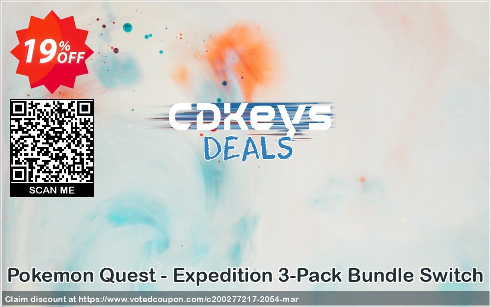 Pokemon Quest - Expedition 3-Pack Bundle Switch Coupon Code Apr 2024, 19% OFF - VotedCoupon