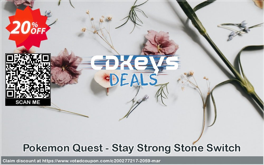 Pokemon Quest - Stay Strong Stone Switch Coupon, discount Pokemon Quest - Stay Strong Stone Switch Deal. Promotion: Pokemon Quest - Stay Strong Stone Switch Exclusive offer 