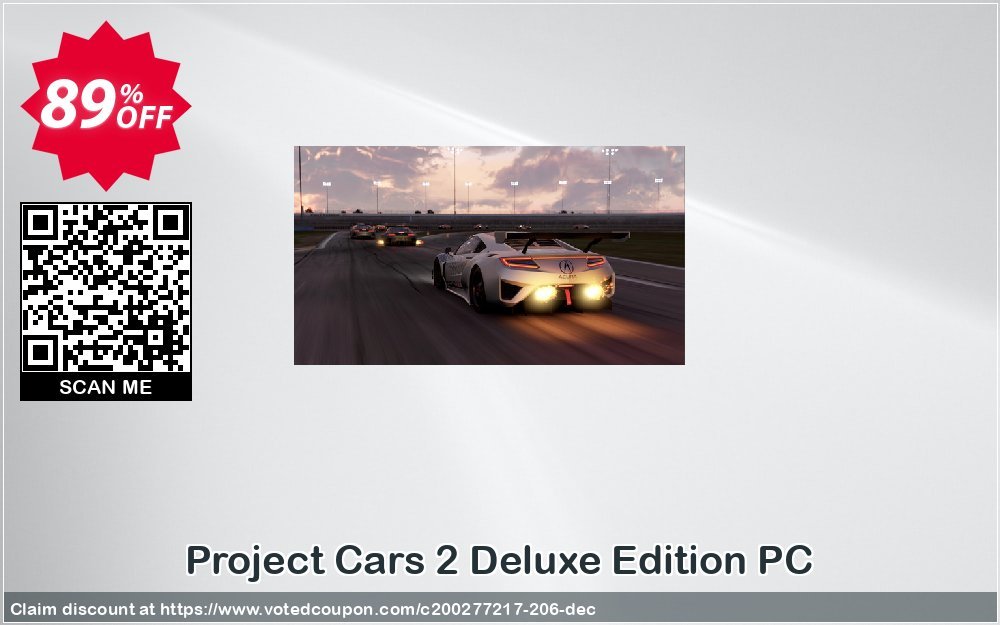 Project Cars 2 Deluxe Edition PC voted-on promotion codes