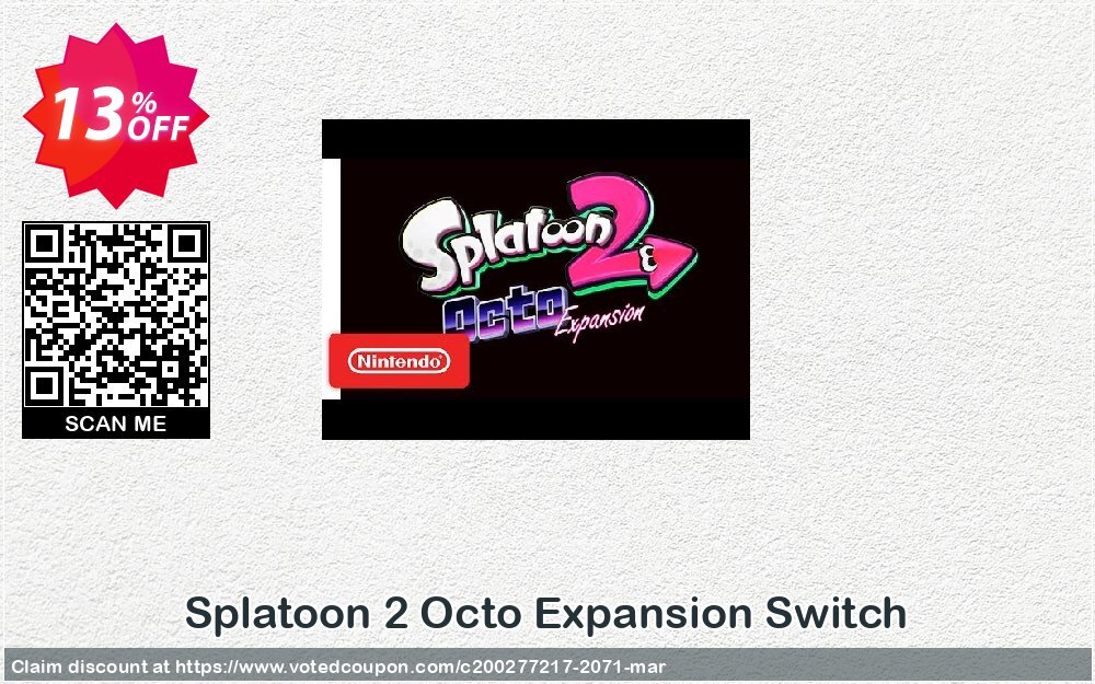 Splatoon 2 Octo Expansion Switch