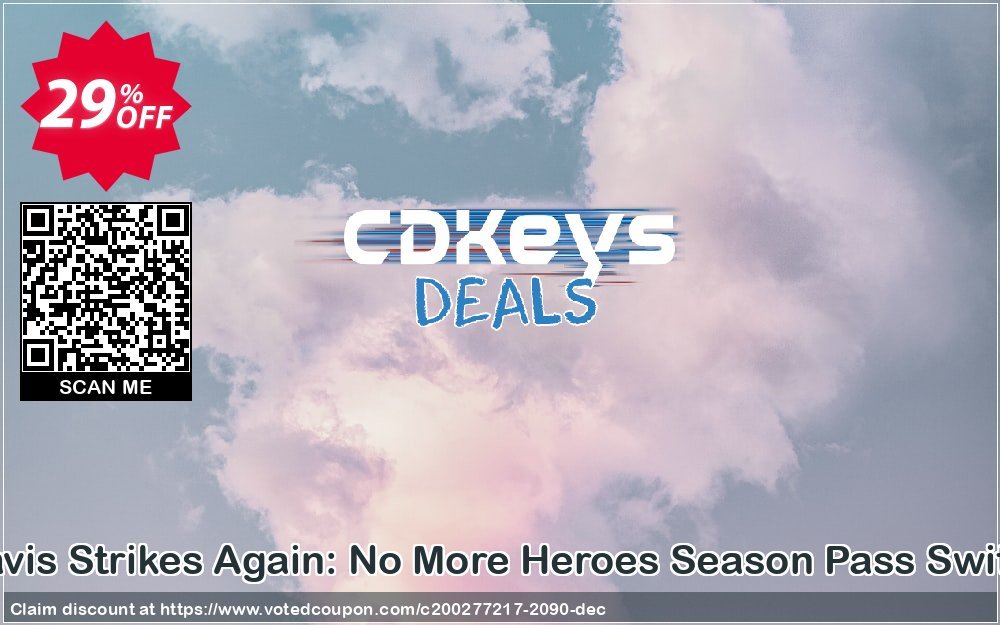 Travis Strikes Again: No More Heroes Season Pass Switch Coupon Code Apr 2024, 29% OFF - VotedCoupon
