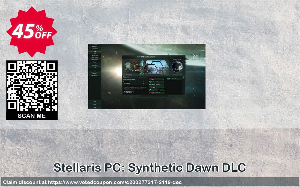 Stellaris PC: Synthetic Dawn DLC Coupon Code Apr 2024, 45% OFF - VotedCoupon