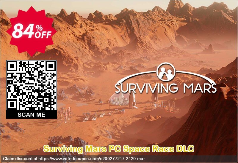 Surviving Mars PC Space Race DLC Coupon, discount Surviving Mars PC Space Race DLC Deal. Promotion: Surviving Mars PC Space Race DLC Exclusive offer 