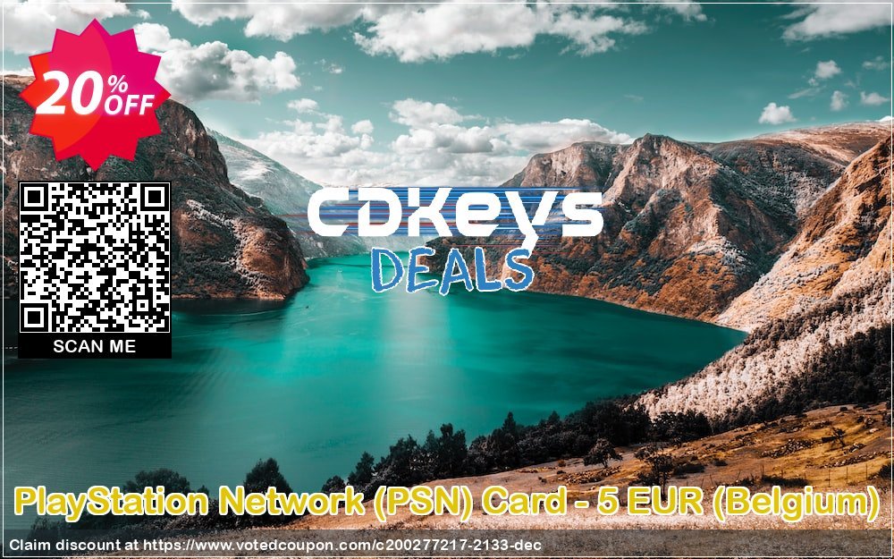 PS Network, PSN Card - 5 EUR, Belgium  Coupon, discount PlayStation Network (PSN) Card - 5 EUR (Belgium) Deal. Promotion: PlayStation Network (PSN) Card - 5 EUR (Belgium) Exclusive offer 