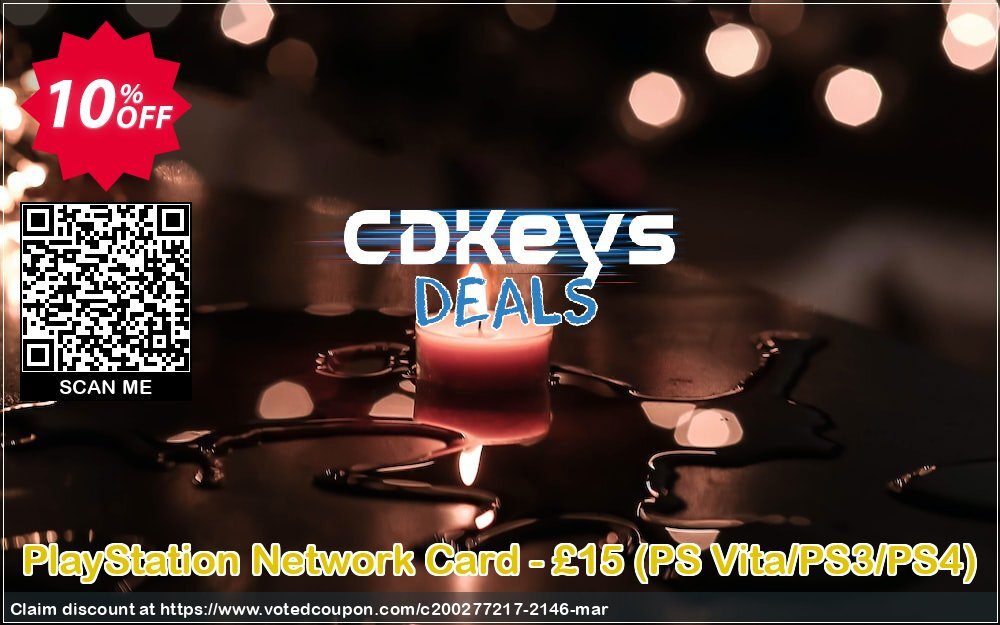 PS Network Card - £15, PS Vita/PS3/PS4  Coupon Code Apr 2024, 10% OFF - VotedCoupon