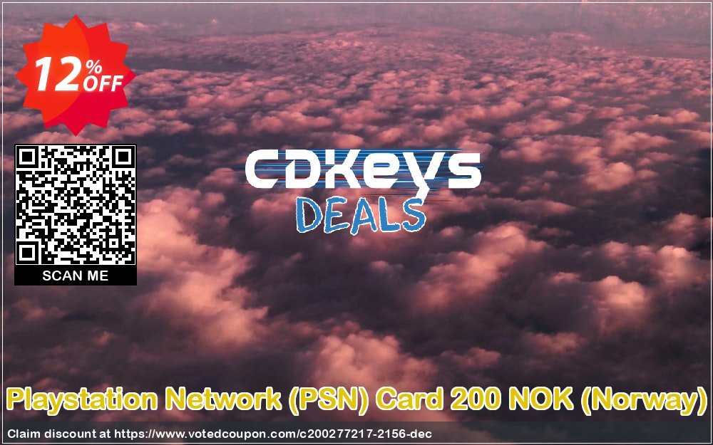 PS Network, PSN Card 200 NOK, Norway  Coupon, discount Playstation Network (PSN) Card 200 NOK (Norway) Deal. Promotion: Playstation Network (PSN) Card 200 NOK (Norway) Exclusive offer 