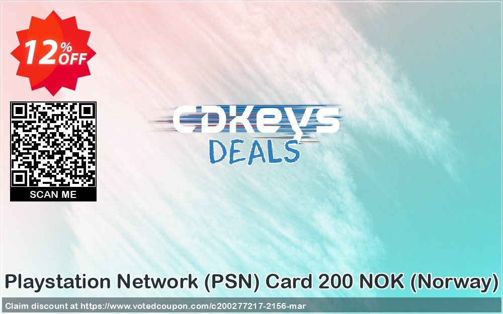 PS Network, PSN Card 200 NOK, Norway  Coupon Code Apr 2024, 12% OFF - VotedCoupon