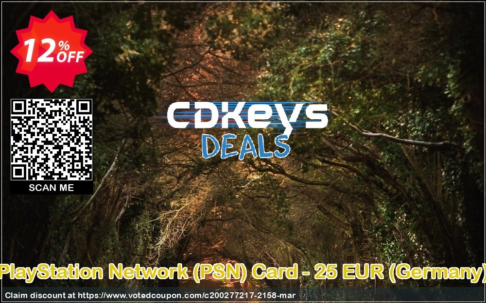 PS Network, PSN Card - 25 EUR, Germany 