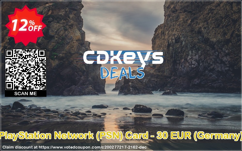 PS Network, PSN Card - 30 EUR, Germany  Coupon, discount PlayStation Network (PSN) Card - 30 EUR (Germany) Deal. Promotion: PlayStation Network (PSN) Card - 30 EUR (Germany) Exclusive offer 