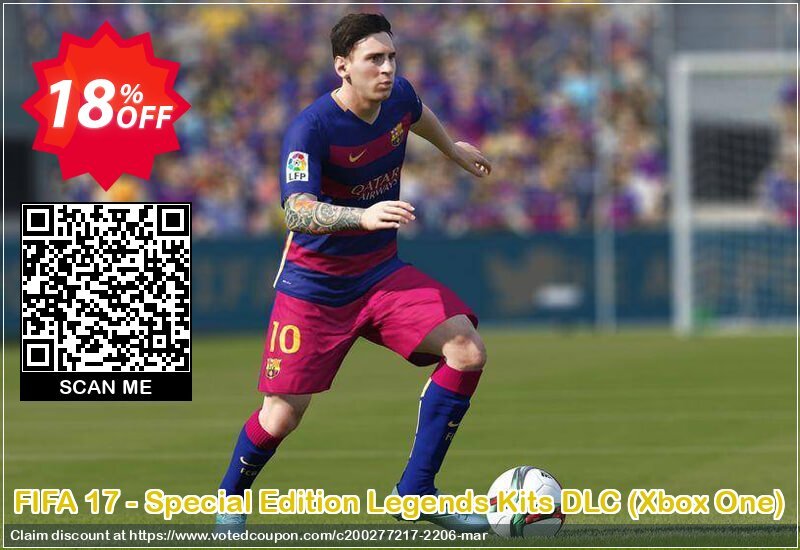 FIFA 17 - Special Edition Legends Kits DLC, Xbox One  Coupon Code Apr 2024, 18% OFF - VotedCoupon