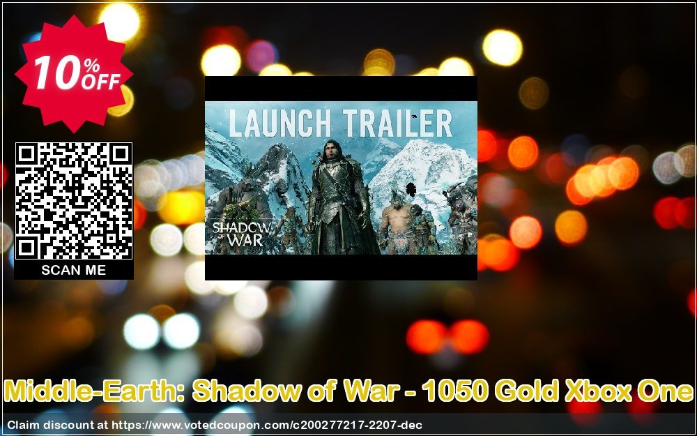 Middle-Earth: Shadow of War - 1050 Gold Xbox One Coupon, discount Middle-Earth: Shadow of War - 1050 Gold Xbox One Deal. Promotion: Middle-Earth: Shadow of War - 1050 Gold Xbox One Exclusive offer 