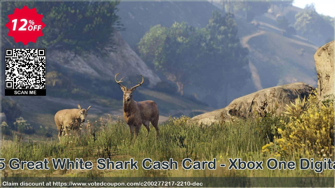 GTA V 5 Great White Shark Cash Card - Xbox One Digital Code Coupon Code May 2024, 12% OFF - VotedCoupon