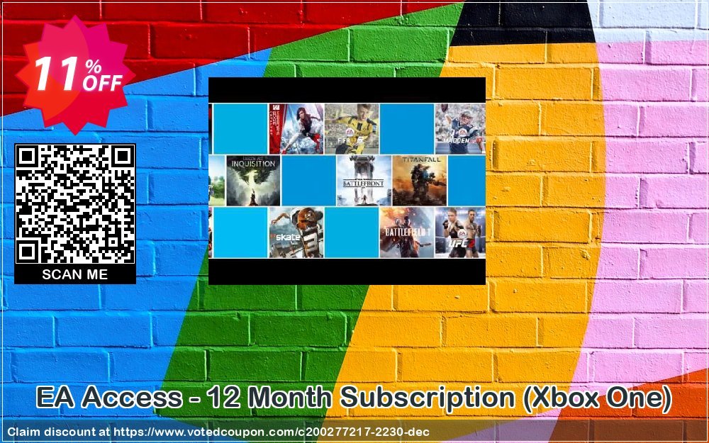 EA Access - 12 Month Subscription, Xbox One  Coupon, discount EA Access - 12 Month Subscription (Xbox One) Deal. Promotion: EA Access - 12 Month Subscription (Xbox One) Exclusive offer 