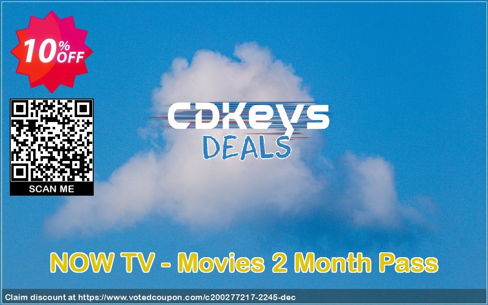 NOW TV - Movies 2 Month Pass Coupon, discount NOW TV - Movies 2 Month Pass Deal. Promotion: NOW TV - Movies 2 Month Pass Exclusive offer 