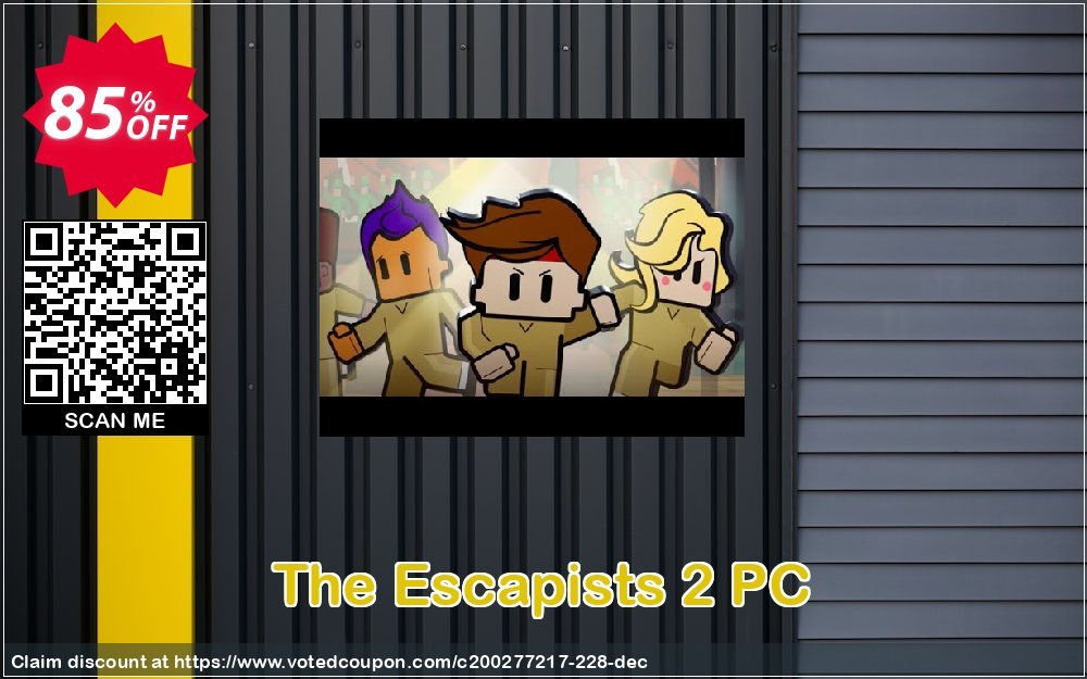 The Escapists 2 PC Coupon Code Apr 2024, 85% OFF - VotedCoupon