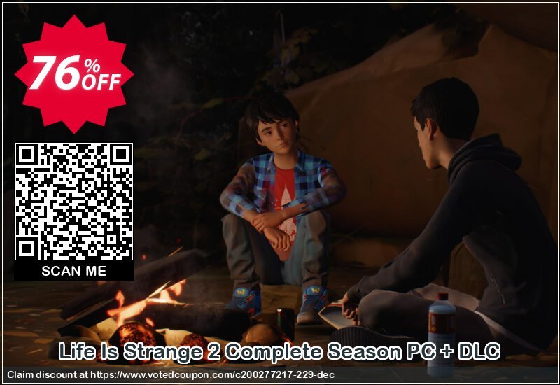 Life Is Strange 2 Complete Season PC + DLC Coupon Code Apr 2024, 76% OFF - VotedCoupon