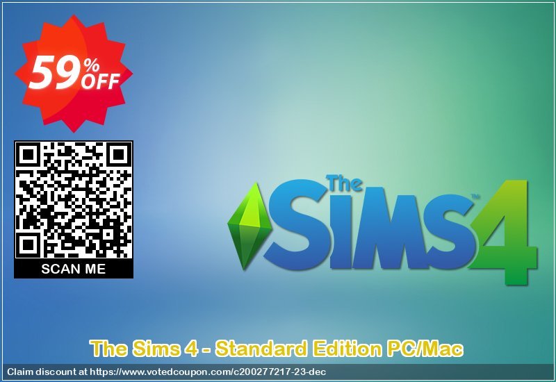 The Sims 4 - Standard Edition PC/MAC Coupon, discount The Sims 4 - Standard Edition PC/Mac Deal. Promotion: The Sims 4 - Standard Edition PC/Mac Exclusive offer 