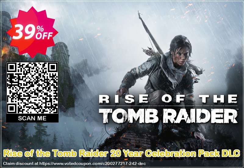 Rise of the Tomb Raider 20 Year Celebration Pack DLC voted-on promotion codes