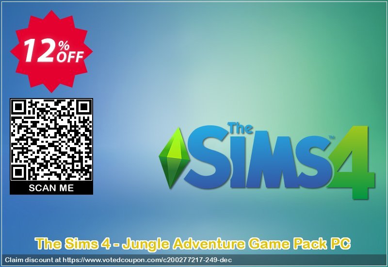 The Sims 4 - Jungle Adventure Game Pack PC voted-on promotion codes