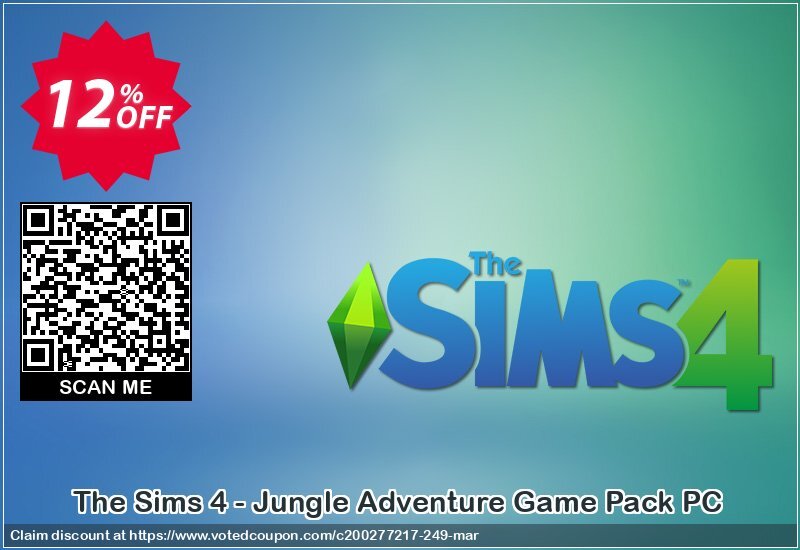 The Sims 4 - Jungle Adventure Game Pack PC voted-on promotion codes