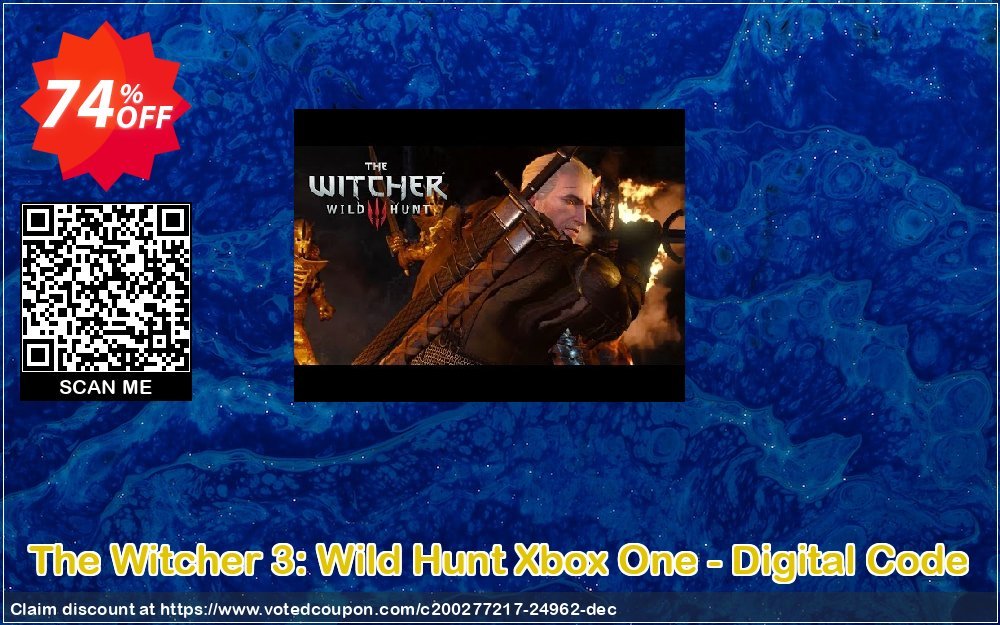 The Witcher 3: Wild Hunt Xbox One - Digital Code Coupon, discount The Witcher 3: Wild Hunt Xbox One - Digital Code Deal. Promotion: The Witcher 3: Wild Hunt Xbox One - Digital Code Exclusive offer 