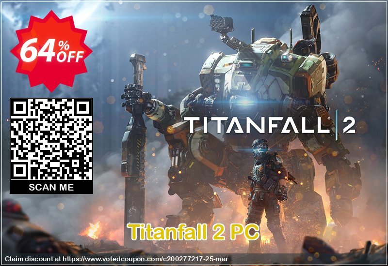 Titanfall 2 PC Coupon, discount Titanfall 2 PC Deal. Promotion: Titanfall 2 PC Exclusive offer 