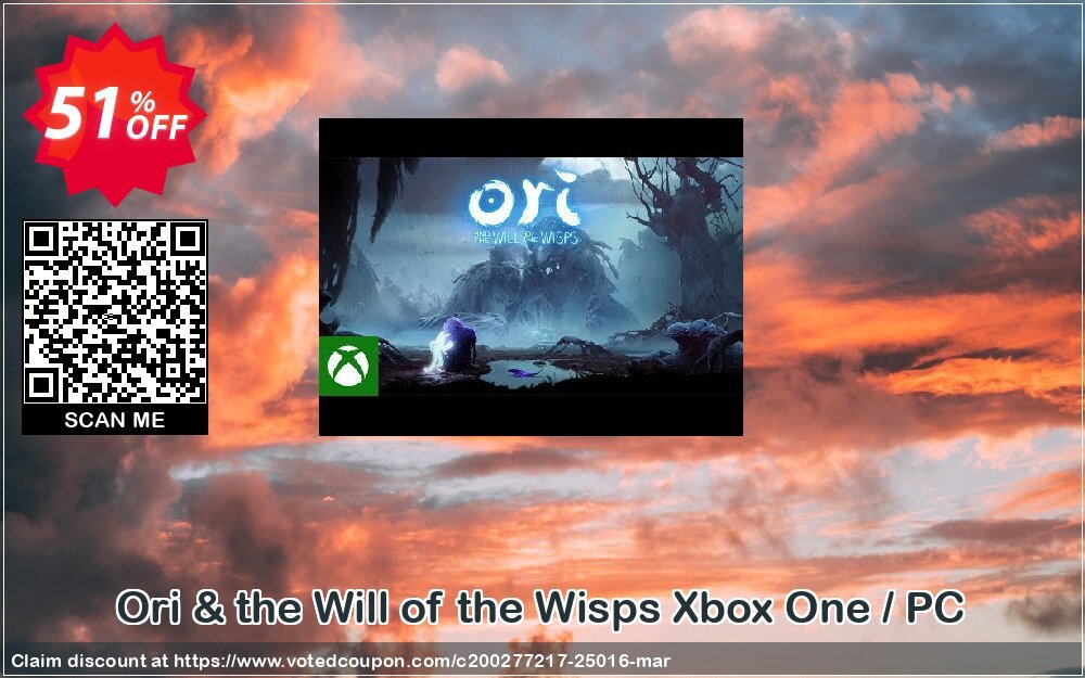 Ori & the Will of the Wisps Xbox One / PC Coupon, discount Ori & the Will of the Wisps Xbox One / PC Deal. Promotion: Ori & the Will of the Wisps Xbox One / PC Exclusive offer 