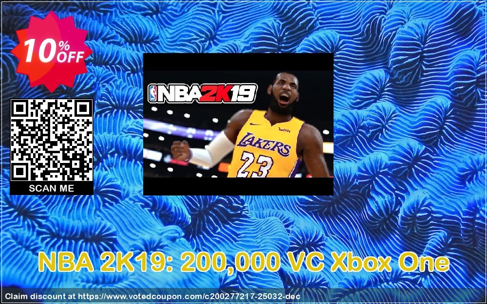 NBA 2K19: 200,000 VC Xbox One