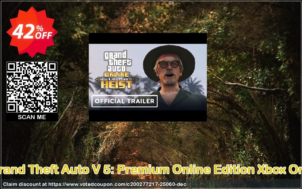 Grand Theft Auto V 5: Premium Online Edition Xbox One Coupon Code May 2024, 42% OFF - VotedCoupon