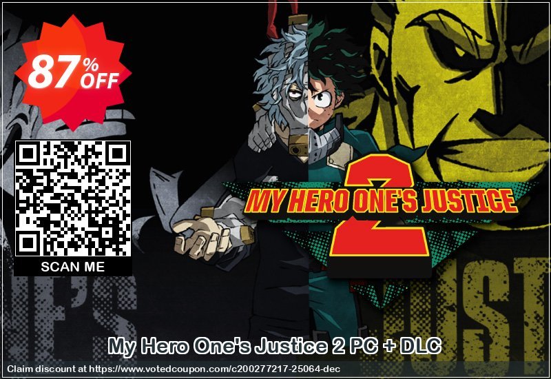 My Hero One's Justice 2 PC + DLC Coupon, discount My Hero One's Justice 2 PC + DLC Deal. Promotion: My Hero One's Justice 2 PC + DLC Exclusive offer 
