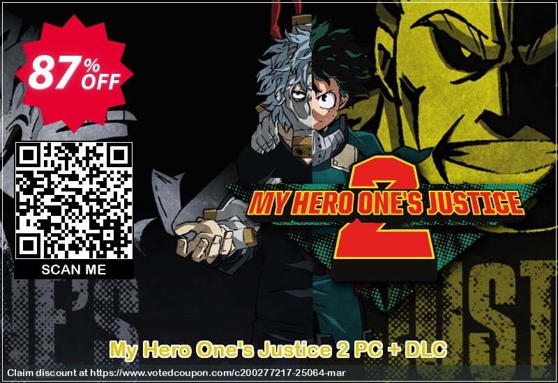 My Hero One's Justice 2 PC + DLC Coupon Code Apr 2024, 87% OFF - VotedCoupon