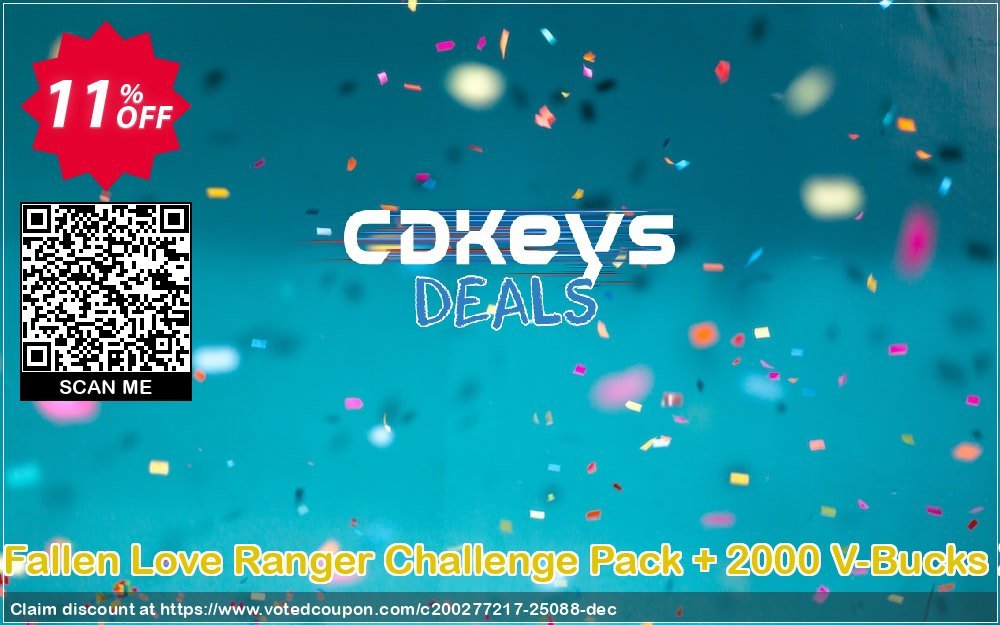 Fortnite - Fallen Love Ranger Challenge Pack + 2000 V-Bucks Xbox One Coupon Code Apr 2024, 11% OFF - VotedCoupon