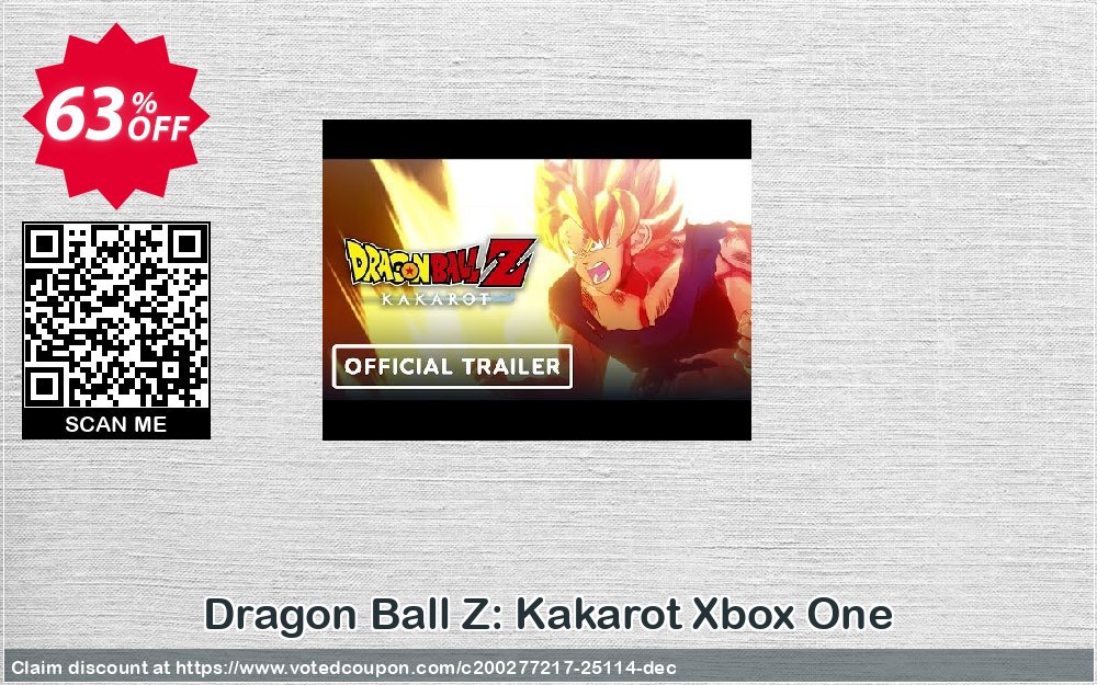 Dragon Ball Z: Kakarot Xbox One Coupon, discount Dragon Ball Z: Kakarot Xbox One Deal. Promotion: Dragon Ball Z: Kakarot Xbox One Exclusive offer 