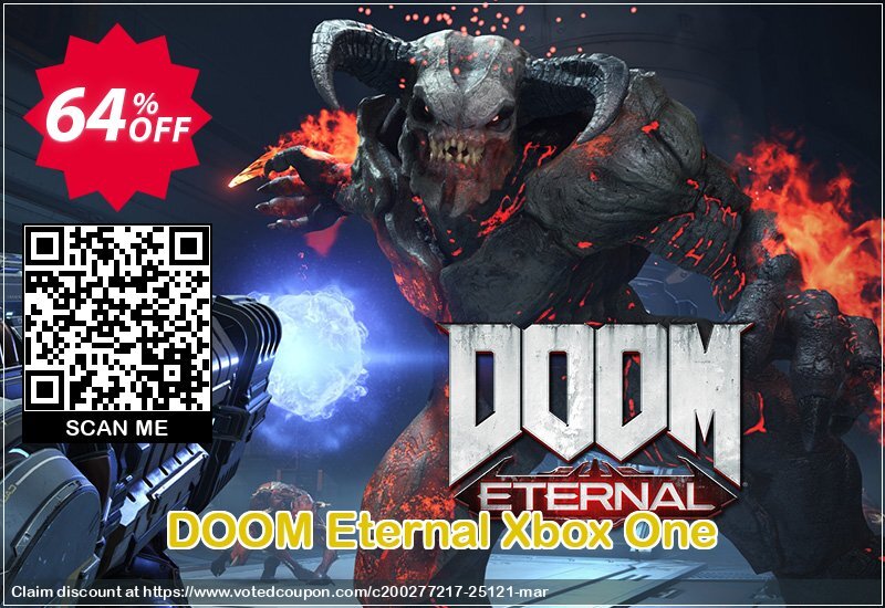 DOOM Eternal Xbox One Coupon, discount DOOM Eternal Xbox One Deal. Promotion: DOOM Eternal Xbox One Exclusive offer 