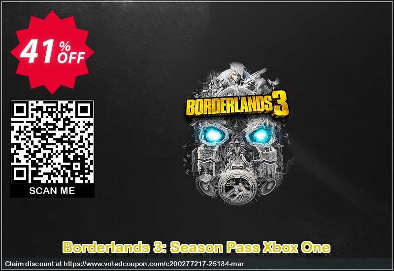 Borderlands 3: Season Pass Xbox One Coupon Code Apr 2024, 41% OFF - VotedCoupon