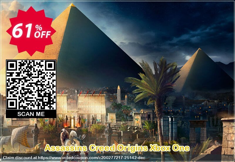 Assassins Creed Origins Xbox One Coupon Code Apr 2024, 61% OFF - VotedCoupon