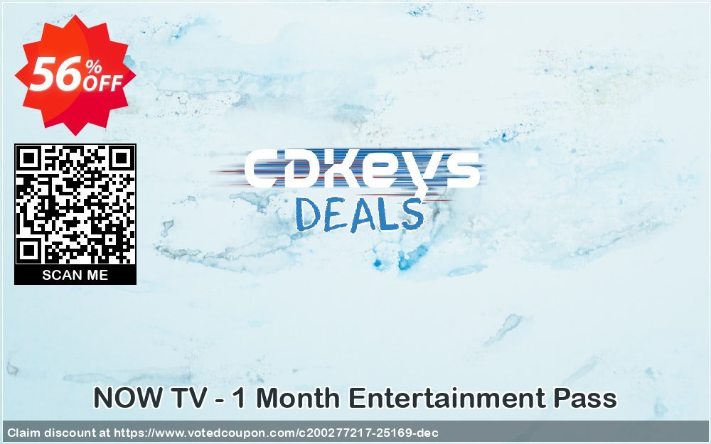 NOW TV - Monthly Entertainment Pass Coupon Code May 2024, 56% OFF - VotedCoupon