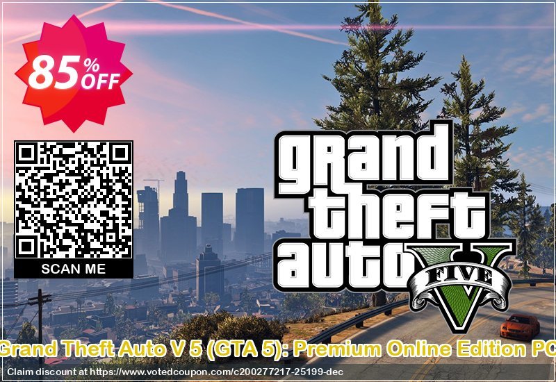 Grand Theft Auto V 5, GTA 5 : Premium Online Edition PC Coupon Code Apr 2024, 85% OFF - VotedCoupon
