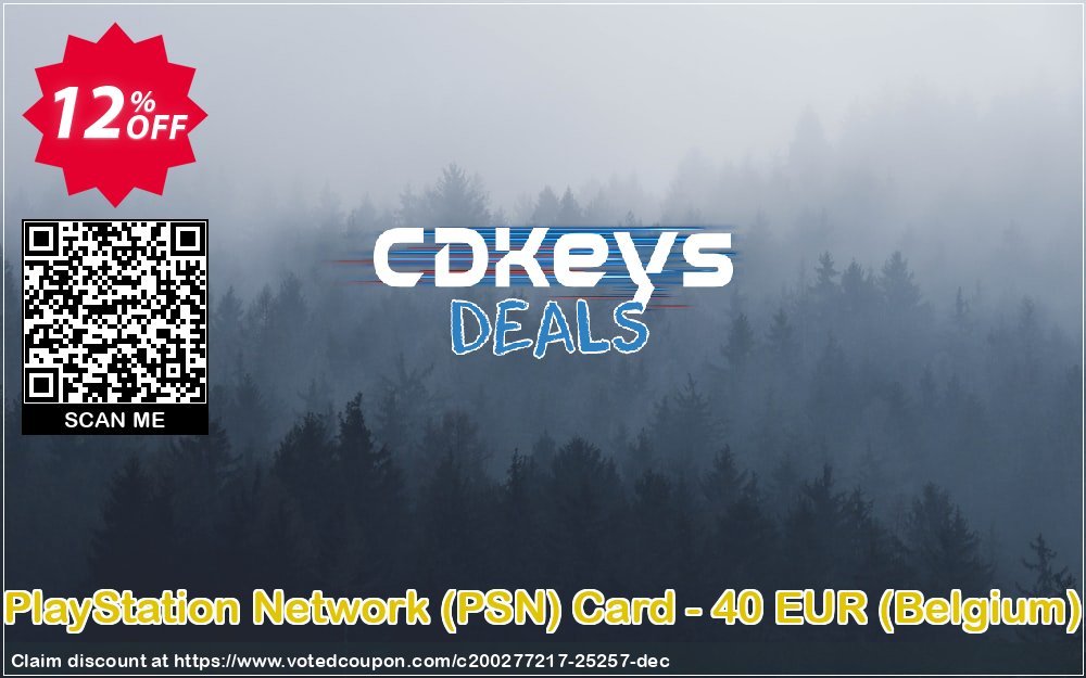 PS Network, PSN Card - 40 EUR, Belgium  Coupon Code Apr 2024, 12% OFF - VotedCoupon